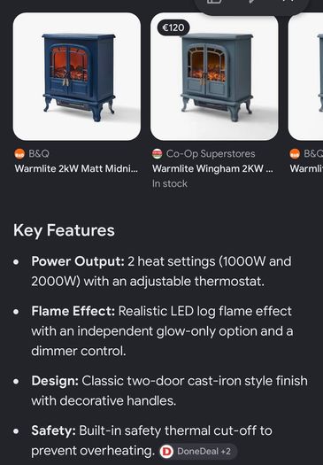 Warmlite Wingham 2kW Electric Fire