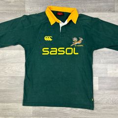 Vintage 2005 Canterbury South Africa Springboks Rugby Jersey Shirt Mens Medium