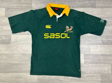 Vintage 2005 Canterbury South Africa Springboks Rugby Jersey Shirt Mens Medium