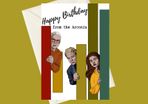Only Murders in the Building Happy Birthday from the Arconia A5 Card