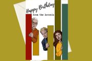 Only Murders in the Building Happy Birthday from the Arconia A5 Card