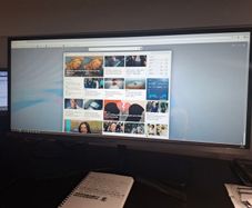 34 inch samsung  widescreen monitor