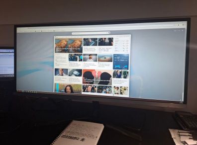 34 inch samsung  widescreen monitor