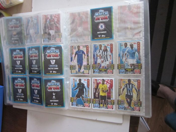 Topps Match Attax Premier League 2015/16 Season Incomplete Collector Binder
