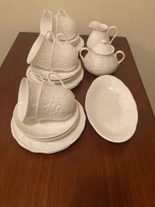 Teaset, Vintage, Wedgewood Strawberry & Vine