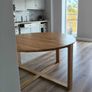 EZ Living solid wood round dining table 160 cm Image 2