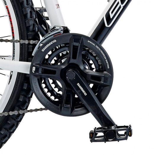 16" Coyote Causeway Gents Alloy FS Disc 29er, 24 Speed, White/Black