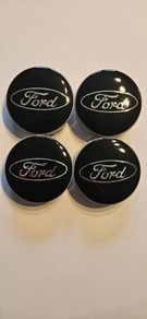 Ford Focus Centre Caps 54mm hubcaps Center Caps Gloss Black (4 Caps 15euro)