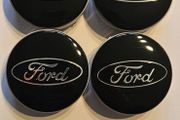 Ford Focus Centre Caps 54mm hubcaps Center Caps Gloss Black (4 Caps 15euro)