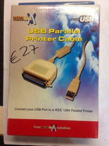 Usb to parallel printer cable