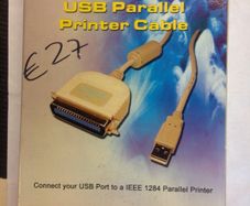 Usb to parallel printer cable
