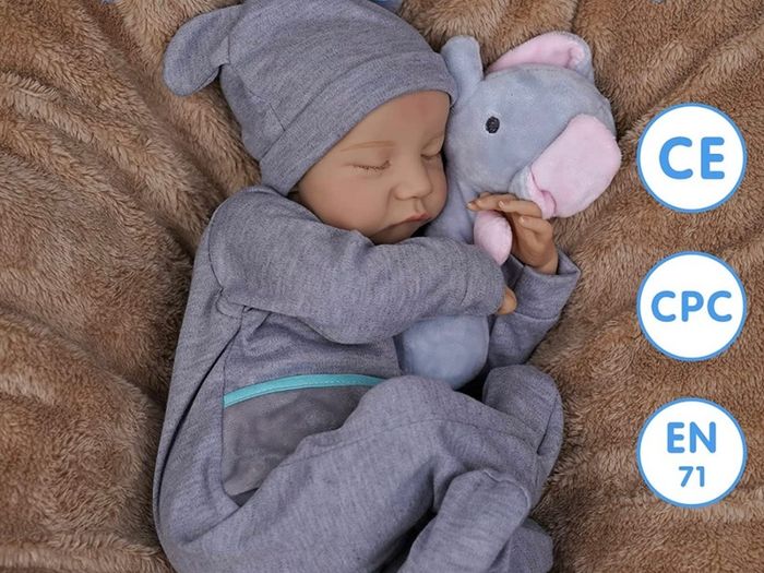 Reborn Babies Lifelike Dolls - 17 inch Handmade Life Like Baby Dolls, Soft Cloth Body with Feeding Kit, Realistic Newborn Dolls as Prefect Gifts for Children/Mom DIFFERENT OPTIONS AVAILABLE, SEE PHOTOS (FREE POSTAGE)