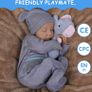 Reborn Babies Lifelike Dolls - 17 inch Handmade Life Like Baby Dolls, Soft Cloth Body with Feeding Kit, Realistic Newborn Dolls as Prefect Gifts for Children/Mom DIFFERENT OPTIONS AVAILABLE, SEE PHOTOS (FREE POSTAGE) Image 8