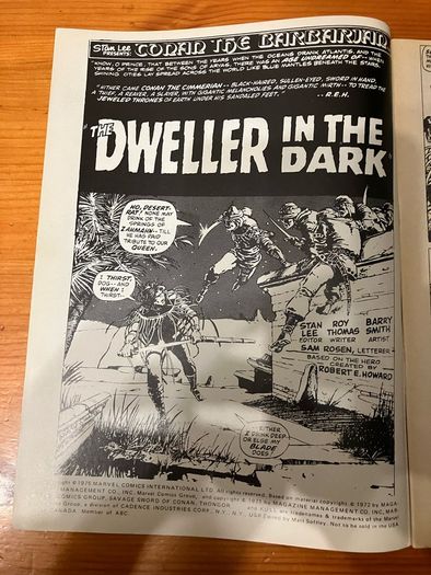 Comic: 'Savage Sword of Conan' no. 13 (May 31,1975)