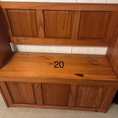 Wooden Storage Bench