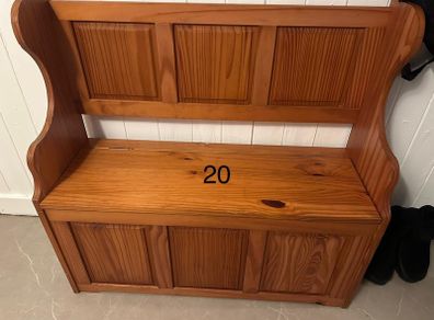 Wooden Storage Bench