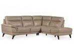 New L shape Cosimo Leather Sofa