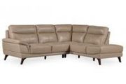 New L shape Cosimo Leather Sofa