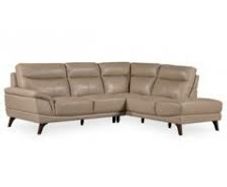 New L shape Cosimo Leather Sofa