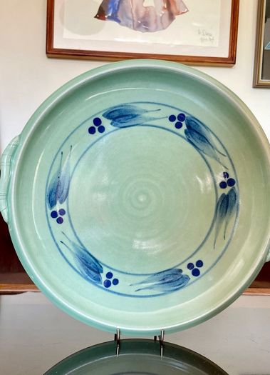 Stunning Discontinued Stoneware Jackson Kilkenny Fruit Serving Plate or Platter