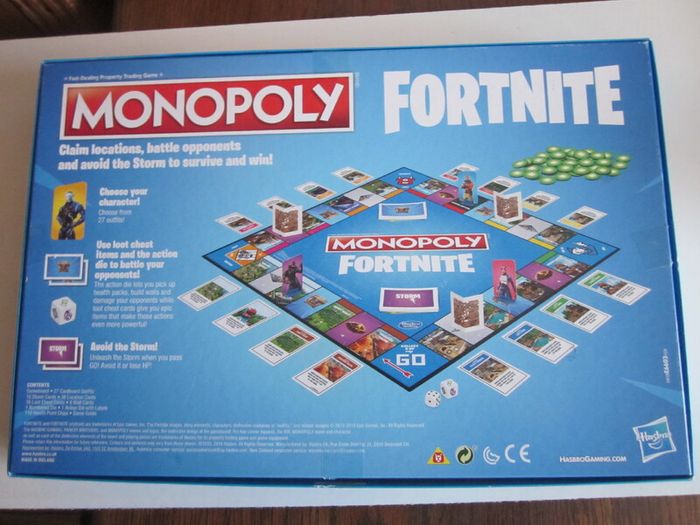Monopoly Fortnite Board Game
