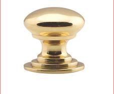 Carlisle Brass Victorian Cupboard Knob Polished Brass 25mm