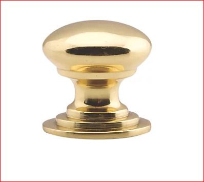 Carlisle Brass Victorian Cupboard Knob Polished Brass 25mm