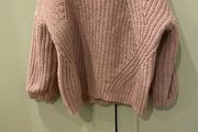 Thick knit pink jumper  4-5 years