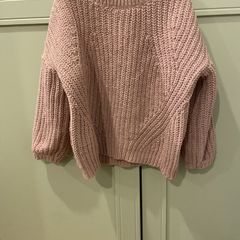 Thick knit pink jumper  4-5 years