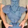Kratos God of War bust - 3D printed Image 9