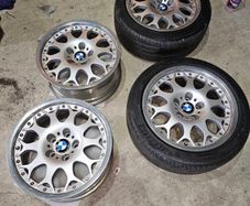 bmw style 80 alloys 5x120 17" bbs