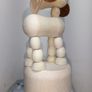 Wooden toy. Movable Puppet Figure. Dog Image 4