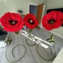 Giant standing poppy flowers for wedding, birthday decor Image 3