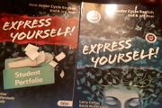 Express Yourself text book &amp; portfolio, both unused