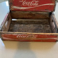 Coca Cola American 70's Wood Crates x2
