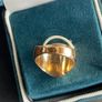 RARE McDonald's 14k Gold Signet Ring with Real Diamond Image 6