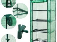 main image for ad Seedbed with shelves Garden foil  - mini greenhouse