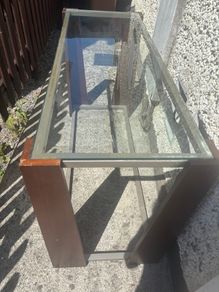 Free Glass Console Table