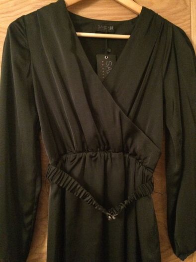 Black Satin Dress