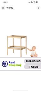 baby changing table with cushion