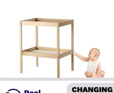 baby changing table with cushion