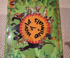 Vintage oversized Book World of Animals