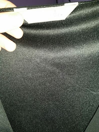 A WEAR black chiffon long sleeved dress