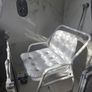 Shower chair with wheels & air cushion Image 3