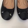 Yours Ladies Black flat ballerina pumps shoes size 8 Image 3