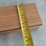 Vintage Wooden Quilted Top Trinket Box Jewelry box Image 2