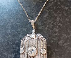 silver necklace