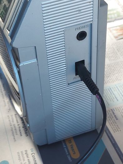 Vintage SHARP Stereo Radio Cassette Recorder, Model GF-4343E(S), Radio works great, Tape Deck does not play tapes. Excellent Volume