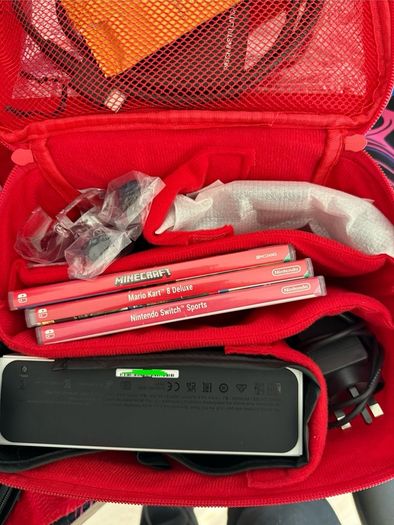 Nintendo Switch OLED Mint Condition Full Bundle (Like New)