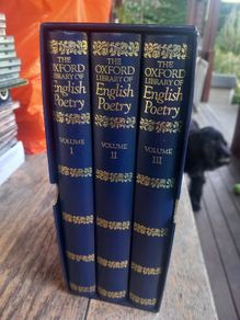 Oxford Library of English Poetry, x3, hardback, D18 post 8e, as new